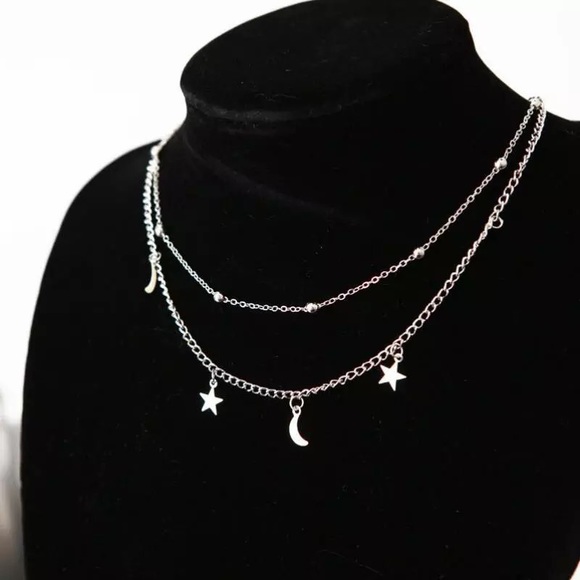 ππmoon star choker necklace - Picture 5 of 7